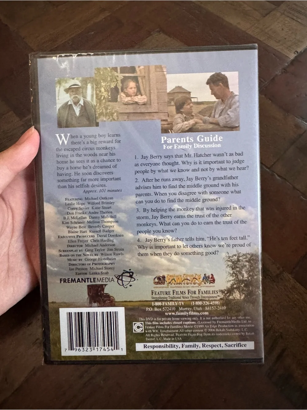 Summer of the Monkeys (DVD) Wilford Brimley Feature Films Families NEW SEALED! - Picture 2 of 2